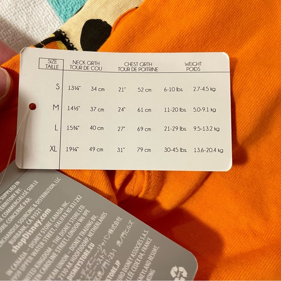 2020 Disney Store Halloween Mickey BOO! Spirit Jersey for Dogs/Pets - Picture 3 of 3